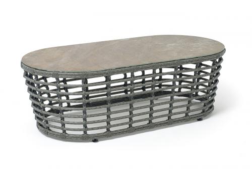  "Валенсия" журнальный столик из искусственного ротанга, цвет серый, фото 1 