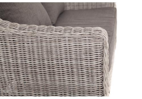  "Кон Панна" диван из искусственного ротанга двухместный, цвет бежевый, фото 4 