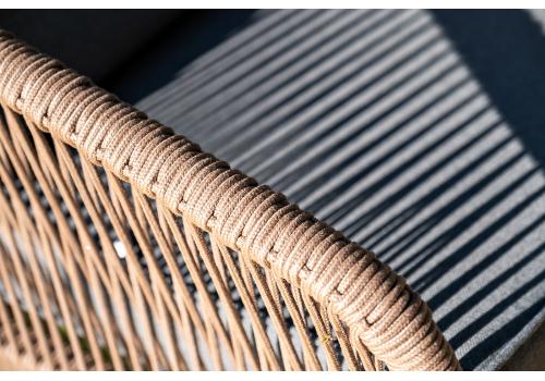  "Канны" лаунж-зона 5-местная плетеная из роупа (веревки), роуп коричневый, фото 11 