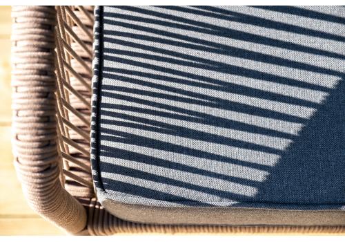  "Канны" лаунж-зона 5-местная плетеная из роупа (веревки), роуп коричневый, фото 12 