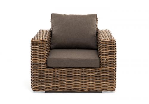  "Палермо" кресло из искусственного ротанга, цвет соломенный, фото 2 