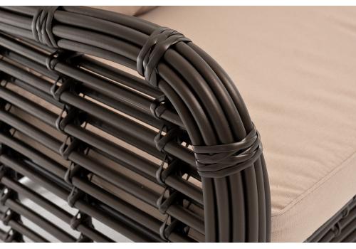  "Ницца" диван из искусственного ротанга трехместный, цвет бронзовый, фото 4 