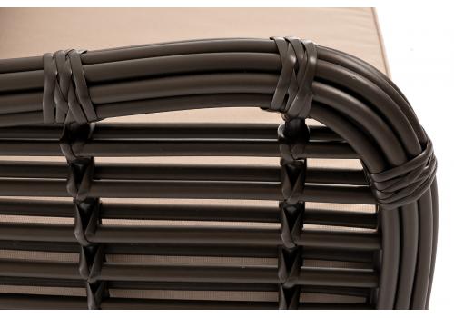  "Ницца" диван из искусственного ротанга трехместный, цвет бронзовый, фото 5 