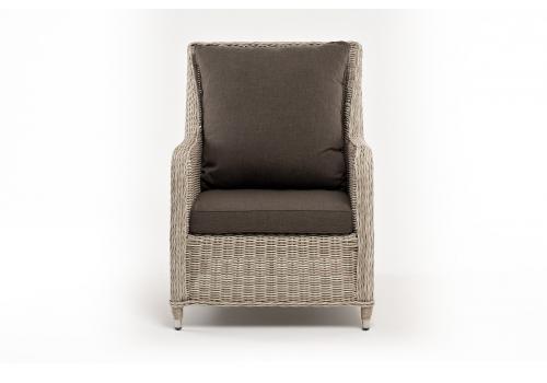  "Гляссе" кресло плетеное из искусственного ротанга, цвет бежевый, фото 2 