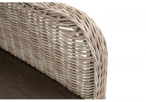  "Гляссе" кресло плетеное из искусственного ротанга, цвет бежевый, фото 5 