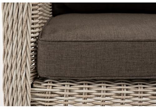  "Гляссе" кресло плетеное из искусственного ротанга, цвет бежевый, фото 8 