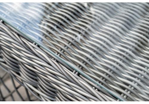  "Гранд Латте" лаунж-зона из искусственного ротанга, цвет графит, фото 15 