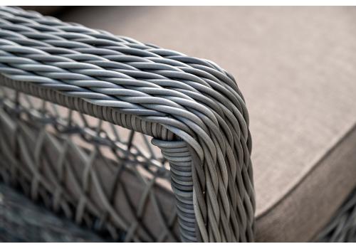  "Гранд Латте" лаунж-зона из искусственного ротанга, цвет графит, фото 17 