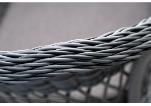  "Амароне" обеденная группа из искусственного ротанга на 6 персон, цвет графит, фото 13 