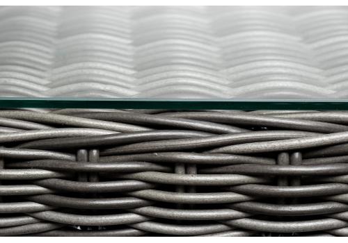  "Амароне" обеденная группа из искусственного ротанга на 6 персон, цвет графит, фото 20 