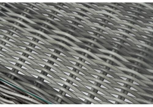  "Амароне" обеденная группа из искусственного ротанга на 6 персон, цвет графит, фото 21 