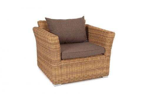  "Капучино" кресло из искусственного ротанга, цвет соломенный, фото 3 