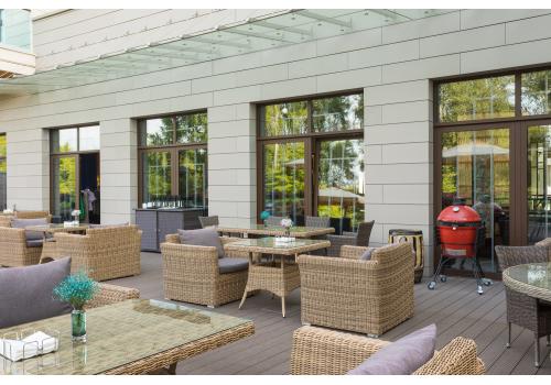  "Капучино" кресло из искусственного ротанга, цвет соломенный, фото 11 