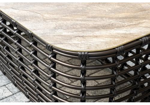  "Ницца" лаунж-зона из искусственного ротанга, цвет бронзовый, фото 15 