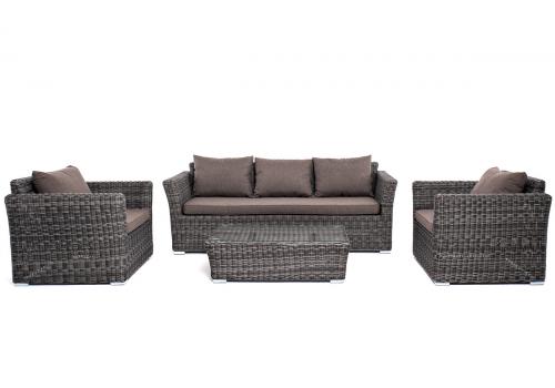  "Капучино" лаунж-зона из искусственного ротанга, цвет графит, фото 23 