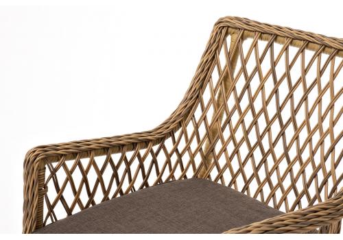  "Латте" обеденная группа плетеная, цвет соломенный, фото 11 