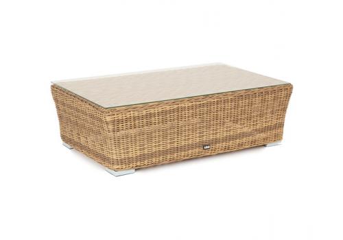  "Капучино" журнальный столик из искусственного ротанга, цвет соломенный, фото 3 