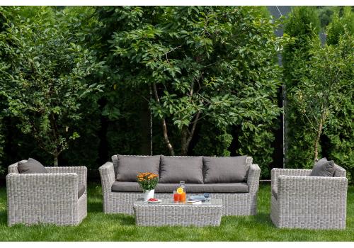  "Капучино" лаунж-зона из искусственного ротанга, цвет бежевый, фото 3 