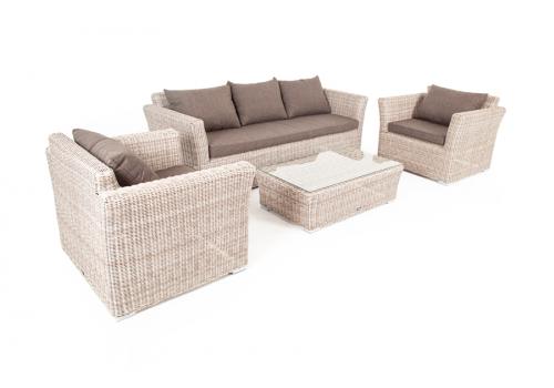  "Капучино" лаунж-зона из искусственного ротанга, цвет бежевый, фото 16 