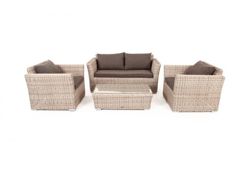  "Капучино Сингл" лаунж-зона из искусственного ротанга, цвет бежевый, фото 10 