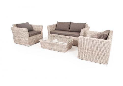  "Капучино Сингл" лаунж-зона из искусственного ротанга, цвет бежевый, фото 12 