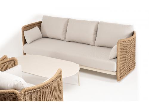  "Аликанте" лаунж-зона из искусственного ротанга, цвет соломенный, фото 19 