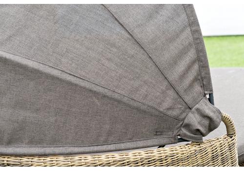  "Стильяно" плетеная кровать круглая, цвет соломенный, фото 70 