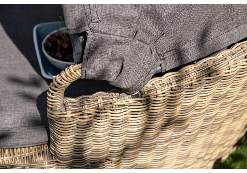  "Стильяно" плетеная кровать круглая, цвет соломенный, фото 123 