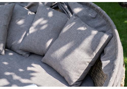  "Стильяно" плетеная кровать круглая, цвет соломенный, фото 143 