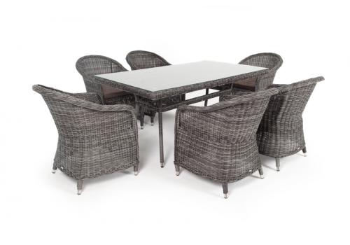  "Эспрессо" обеденная группа плетеная, цвет графит, фото 7 