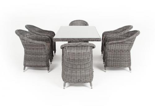  "Эспрессо" обеденная группа плетеная, цвет графит, фото 8 