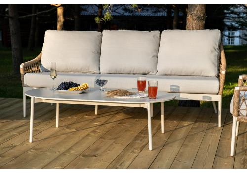  "Венеция" лаунж-зона из искусственного ротанга, цвет соломенный, фото 24 