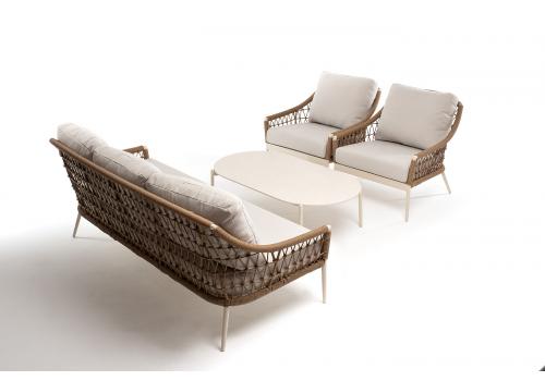  "Венеция" лаунж-зона из искусственного ротанга, цвет соломенный, фото 53 