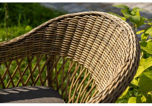  "Дольче" обеденная группа из искусственного ротанга, цвет соломенный, фото 10 