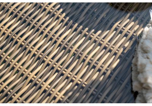  "Дольче" обеденная группа из искусственного ротанга, цвет соломенный, фото 14 