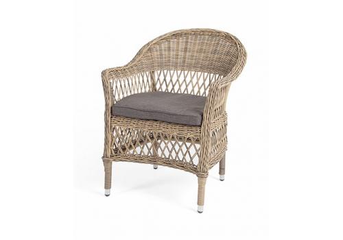  "Сицилия" плетеный стул из искусственного ротанга, цвет соломенный, фото 1 