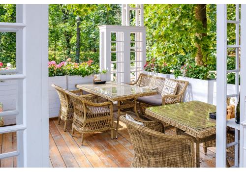  "Сицилия" плетеный стул из искусственного ротанга, цвет соломенный, фото 6 