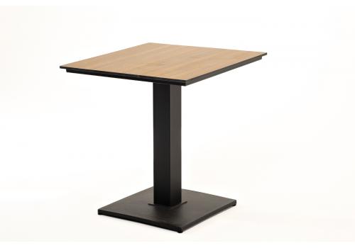  "Каффе" интерьерный стол из HPL квадратный 70х70см, цвет "дуб", фото 1 