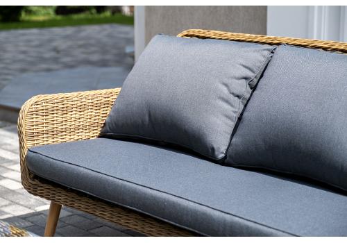  "Прованс" лаунж-зона плетеная из искусственного ротанга, цвет соломенный, фото 13 