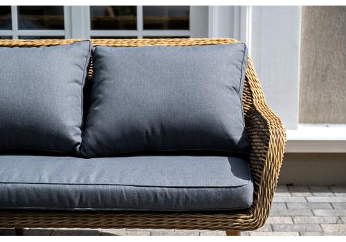  "Прованс" лаунж-зона плетеная из искусственного ротанга, цвет соломенный, фото 14 