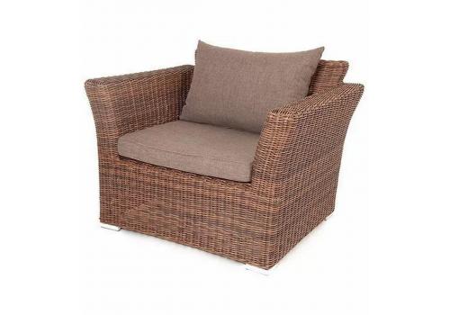  "Капучино" кресло из искусственного ротанга, цвет коричневый, фото 1 