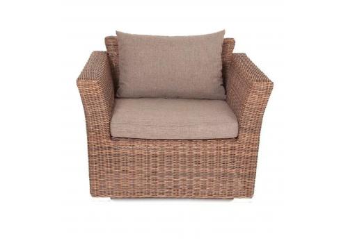  "Капучино" кресло из искусственного ротанга, цвет коричневый, фото 2 