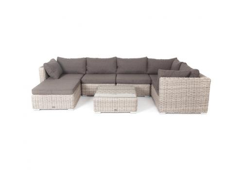  "Лунго" трансформирующаяся лаунж-зона из искусственного ротанга, цвет бежевый, фото 20 