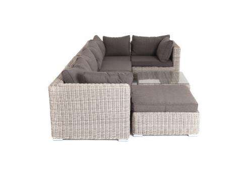  "Лунго" трансформирующаяся лаунж-зона из искусственного ротанга, цвет бежевый, фото 22 