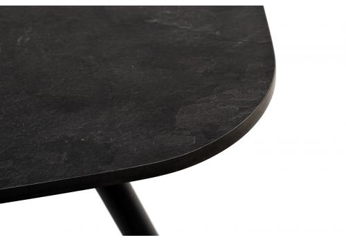  "Верона" журнальный стол из HPL 120х65, H40, каркас черный муар, цвет столешницы "серый гранит", фото 4 