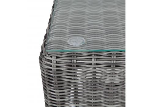  "Кон Панна" столик журнальный из искусственного ротанга, цвет графит, фото 3 