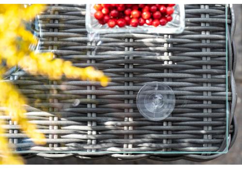  "Кон Панна" столик журнальный из искусственного ротанга, цвет графит, фото 10 