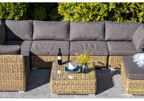  "Лунго" модуль диванный прямой с подушками, цвет соломенный (гиацинт), фото 14 