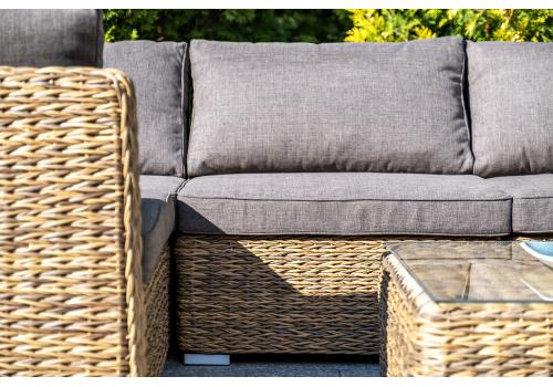  "Лунго" модуль диванный прямой с подушками, цвет соломенный (гиацинт), фото 15 