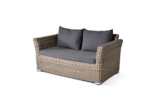  "Капучино Дабл" лаунж-зона из искусственного ротанга, цвет соломенный, фото 4 